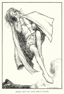 Przebij się do wysokich chmur powietrznych (lito) autorstwa William Heath Robinson