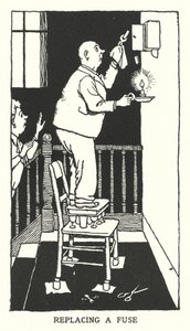 Wymiana bezpiecznika (litowo) autorstwa William Heath Robinson