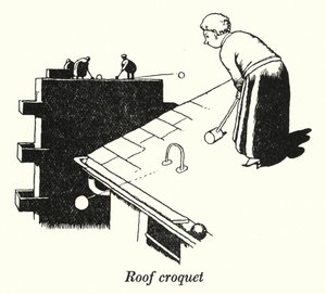 Krokiet dachowy (lito) autorstwa William Heath Robinson