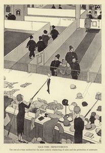 Poprawa czasu sprzedaży, metoda pojedyncza dla bardziej uporządkowanego prowadzenia sprzedaży i ochrona asystentów autorstwa William Heath Robinson