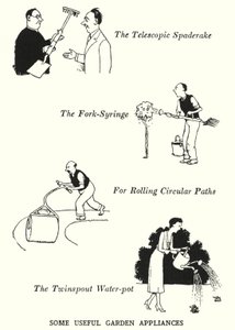 Niektóre przydatne urządzenia ogrodowe (litos) autorstwa William Heath Robinson