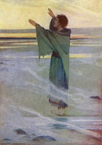 Historie z Chaucer (kolor lito) autorstwa William Heath Robinson