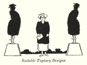 Odpowiednie wzory topiary (lito) autorstwa William Heath Robinson