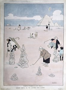 Fantastyczna architektura, Pompeje, Włochy (fresk) autorstwa William Heath Robinson