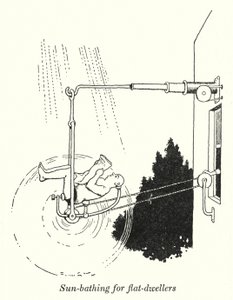 Opalanie dla mieszkańców mieszkań (litos) autorstwa William Heath Robinson