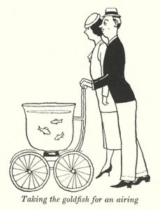 Zabranie złotej rybki na wietrzenie (lito) autorstwa William Heath Robinson