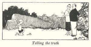 Mówiąc prawdę (lito) autorstwa William Heath Robinson