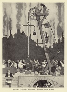 Badanie sztucznych zębów w nowoczesnych pracach zębowych autorstwa William Heath Robinson