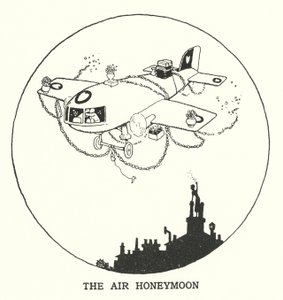 Powietrzny miesiąc miodowy (lito) autorstwa William Heath Robinson