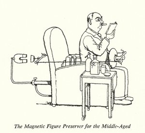 Magnetyczny konserwator figur dla osób w średnim wieku (lito) autorstwa William Heath Robinson