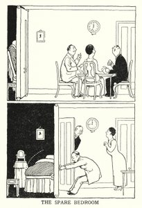 Zapasowa sypialnia (lito) autorstwa William Heath Robinson
