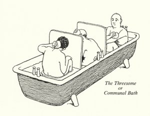 Trójkąt lub wspólna kąpiel (lito) autorstwa William Heath Robinson