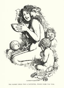 Najstarszym dzieckiem była córka o imieniu Vine (lito) autorstwa William Heath Robinson