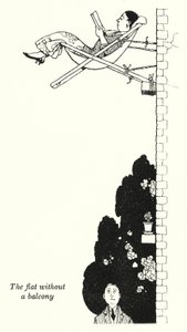 Mieszkanie bez balkonu (lito) autorstwa William Heath Robinson