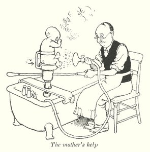 Pomoc matki (lito) autorstwa William Heath Robinson