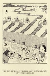 Nowa metoda badania rozróżniania zapachu u młodych lisów autorstwa William Heath Robinson