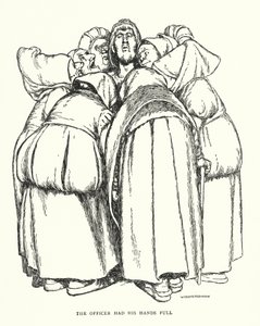 Oficer miał pełne ręce roboty (lito) autorstwa William Heath Robinson