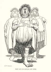 Żyją tylko wiatrem (lito) autorstwa William Heath Robinson