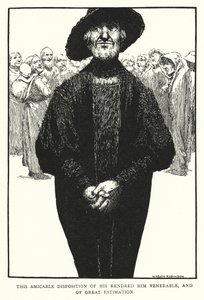 To polubowne usposobienie uczyniło go czcigodnym i wielkim szacunkiem (lito) autorstwa William Heath Robinson