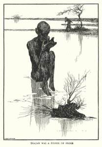 Trajan był rybakiem żab (lito) autorstwa William Heath Robinson