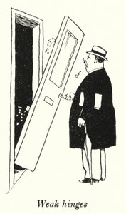 Słabe zawiasy (litowe) autorstwa William Heath Robinson