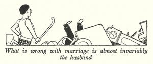 To, co jest nie tak z małżeństwem, to prawie zawsze mąż (lito) autorstwa William Heath Robinson