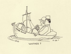 Dokąd para małżeńska osadzona na morzu małżeńskiego życia autorstwa William Heath Robinson