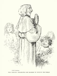 Którzy przebierają się jak maskery, aby oszukać świat (litos) autorstwa William Heath Robinson