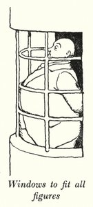 Okna na wszystkie figury (lito) autorstwa William Heath Robinson