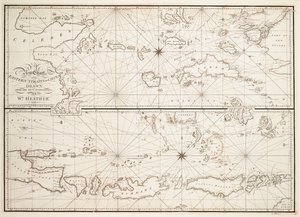 Nowa mapa Cieśniny Wschodniej do Chin autorstwa William Heather