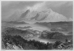 Garromin, Connemara (grawerunek) autorstwa William Henry (after) Bartlett