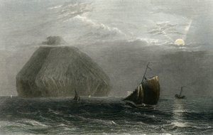 Ailsa Craig, grawerowane przez J. T. Willmore (ręcznie kolorowane grawerowanie)