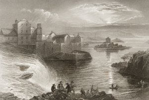 Ballyshannon, hrabstwo Donegal, z „Krajobrazy i starożytności Irlandii” George
