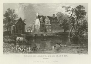 Opactwo Beeleigh, niedaleko Maldon, Essex autorstwa William Henry Bartlett