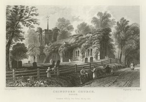 Kościół Chingford, Essex autorstwa William Henry Bartlett