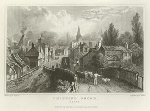 Chipping Ongar, Essex autorstwa William Henry Bartlett