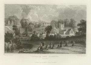 Church End, Dunmow, Essex autorstwa William Henry Bartlett