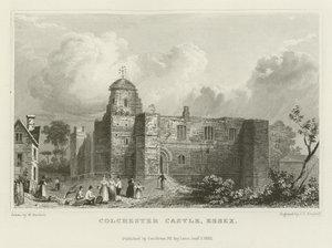 Zamek Colchester, Essex autorstwa William Henry Bartlett