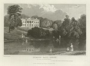 Debden Hall, Essex, siedziba Sir Francisa Vincenta autorstwa William Henry Bartlett