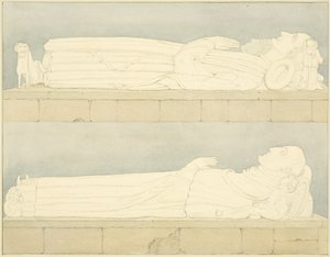 Wizerunki Canynges w St Mary Redcliffe autorstwa William Henry Bartlett