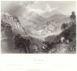 Enniskerry w hrabstwie Wicklow autorstwa William Henry Bartlett