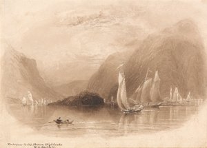Wejście do Hudson Highlands autorstwa William Henry Bartlett