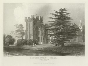 Faulkbourne Hall, niedaleko Witham, Essex autorstwa William Henry Bartlett