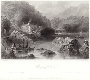 Glengariff Inn w hrabstwie Cork autorstwa William Henry Bartlett