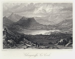 Glengariffe, Co Cork (grawerowanie) autorstwa William Henry Bartlett