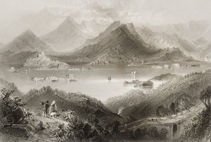 Glengarriff, Hrabstwo Cork, Irlandia, z „Scenery and Antiquities of Ireland” George