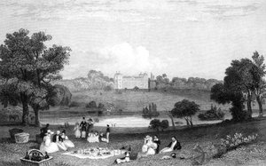 Hallingbury Place, Essex, grawerowane przez Henry