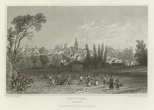 Halstead, Essex autorstwa William Henry Bartlett