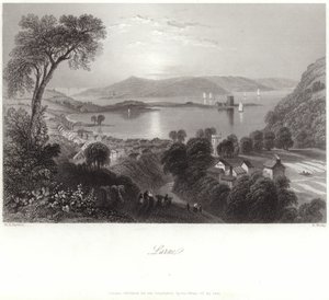 Larne w hrabstwie Antrim autorstwa William Henry Bartlett