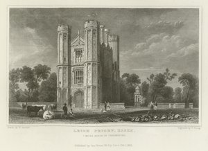 Leigh Priory, Essex, 7 mil na północ od Chelmsford autorstwa William Henry Bartlett